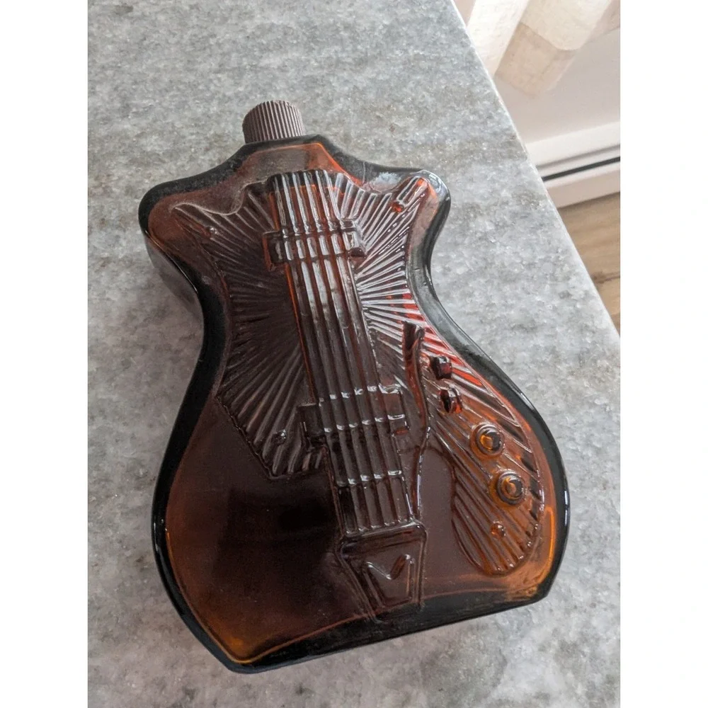Vintage Avon Electric Guitar, 6oz Wild Country After Shave Bottle